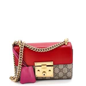 Gucci Padlock Shoulder Bag Gg Coated #200485G13B